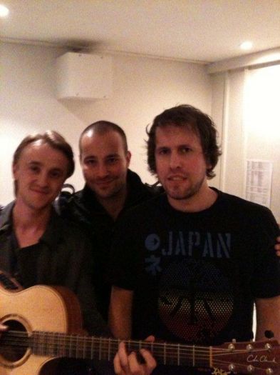 Tom's Studio Time with friends, Sam and Davey, on May 13th 2010
Thank you for the picture, @daveyboyz
