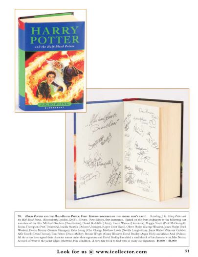 Signed Deathly Hallows Book
via The Leaky Cauldron
