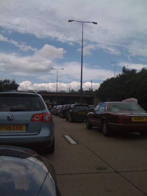 Stuck on the M25... again.
