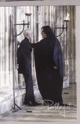 Draco with Snape
via Portkey.it
